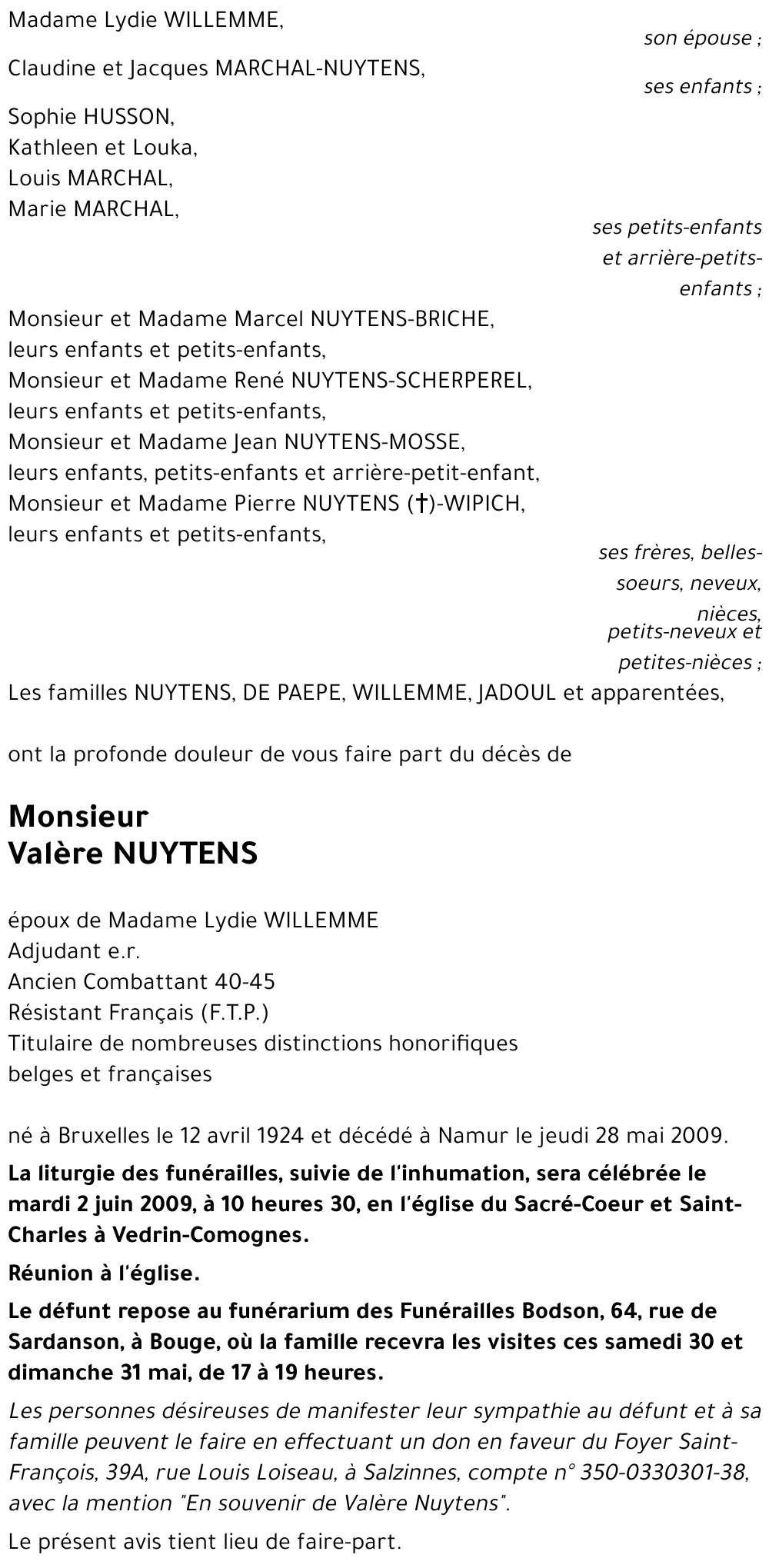 Valère NUYTENS