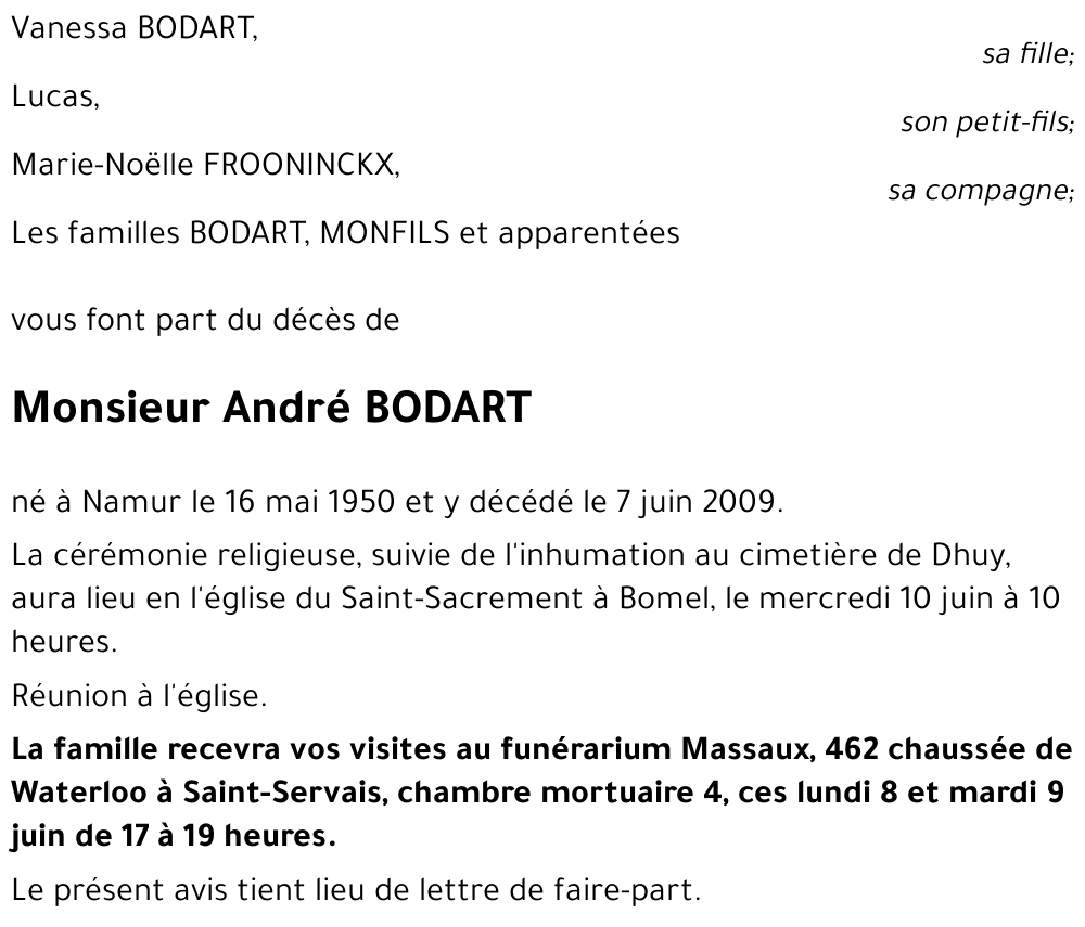 André BODART