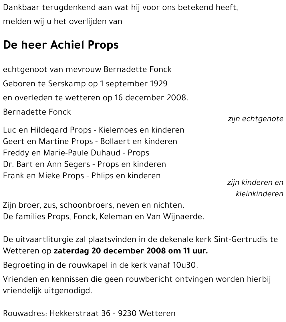 Achiel Props