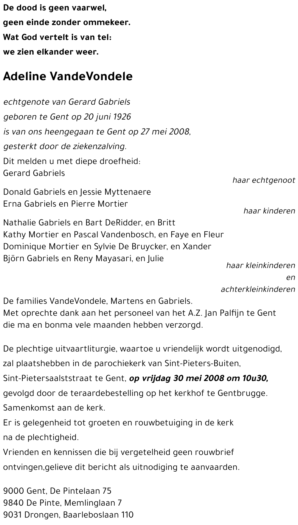 Adeline VandeVondele