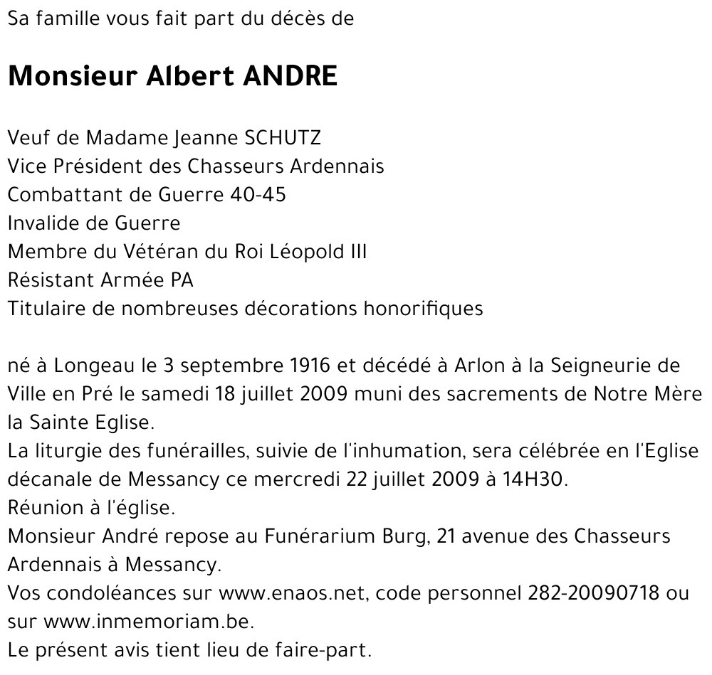 Albert ANDRE