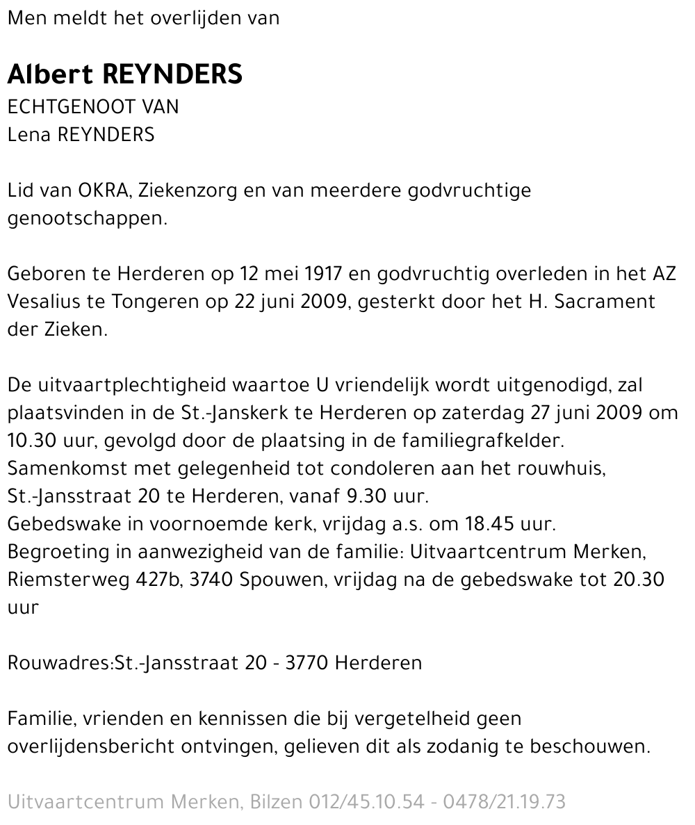 Albert Reynders