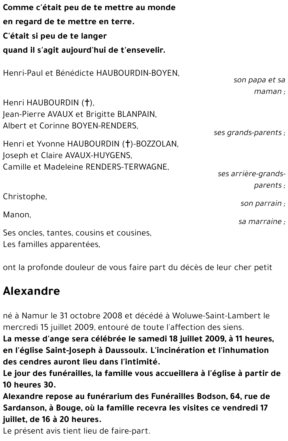 Alexandre HAUBOURDIN