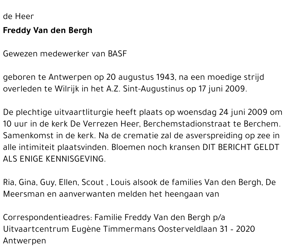 Alfred Van den Bergh