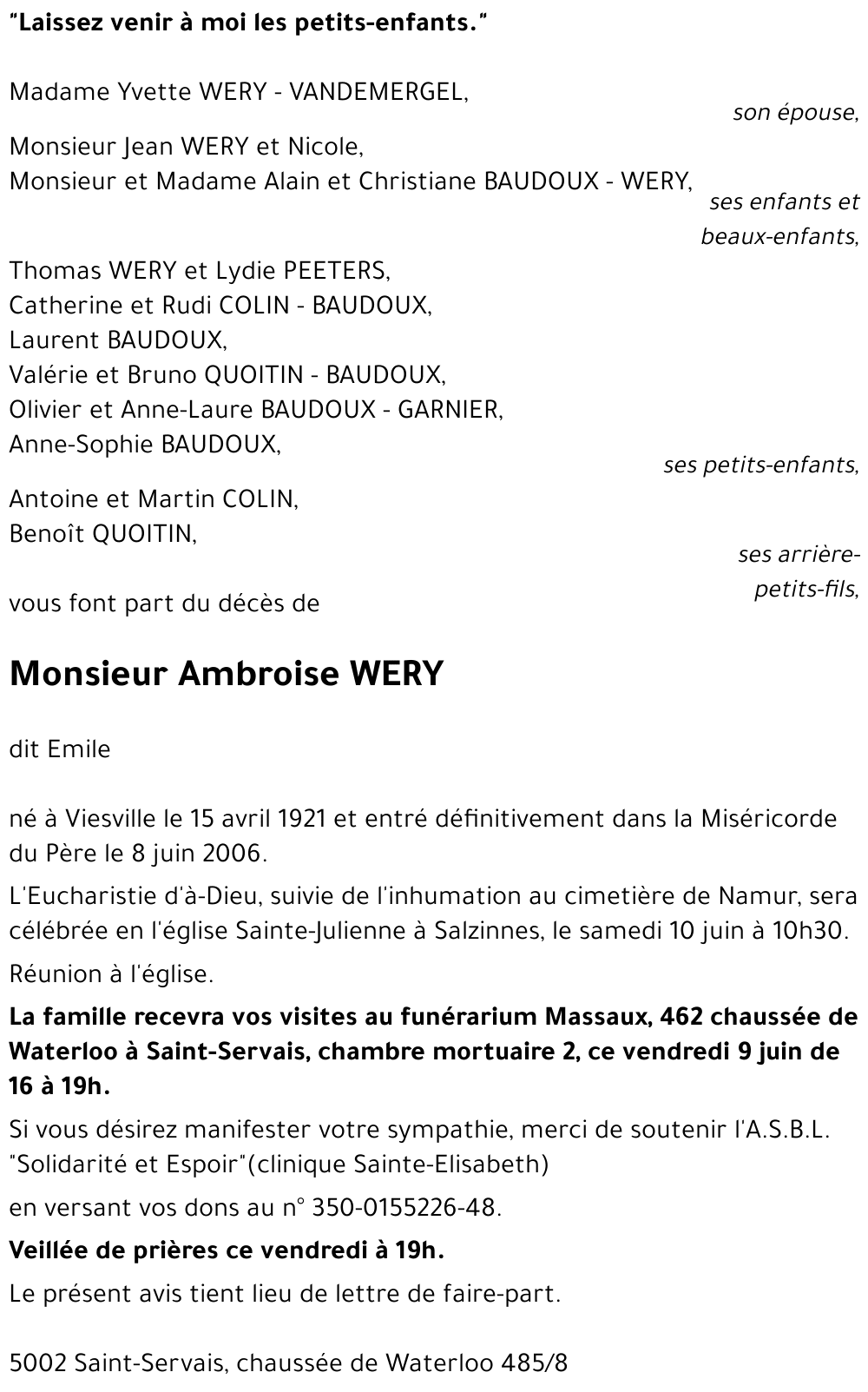 Ambroise WERY