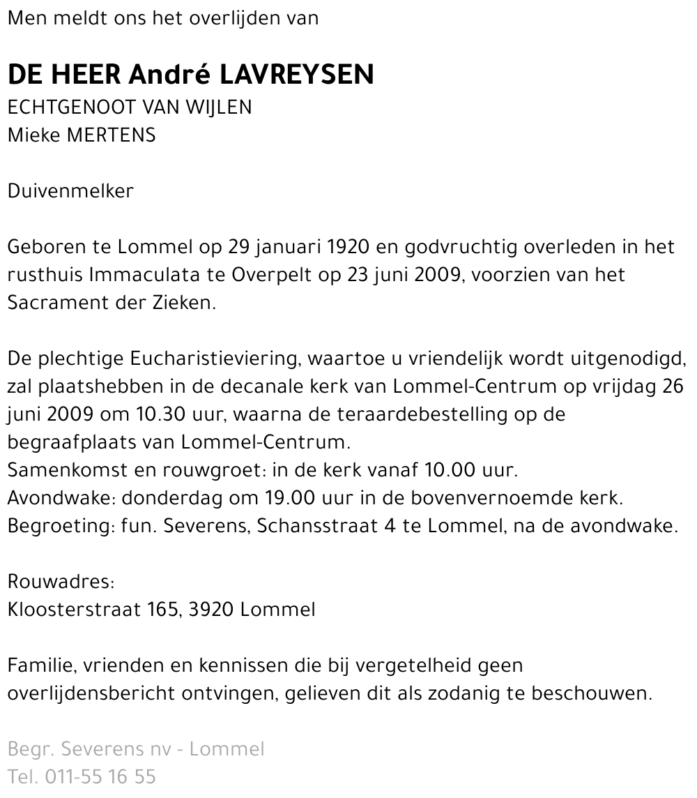André Lavreysen