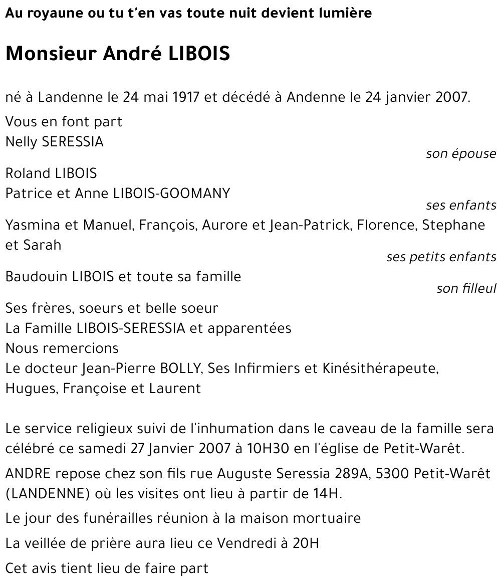 André LIBOIS
