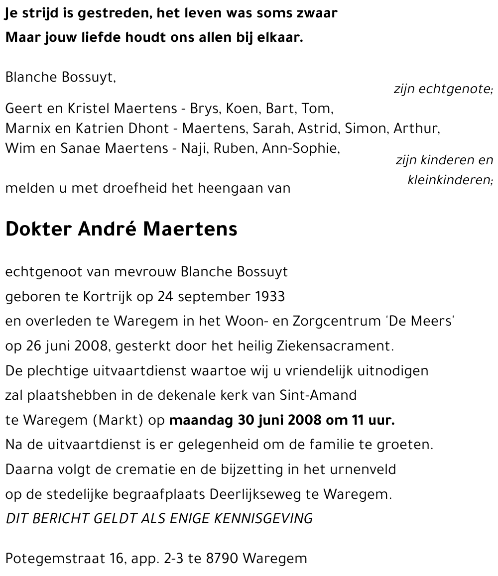 André Maertens