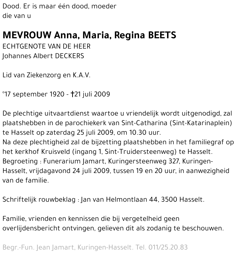 Anna Beets
