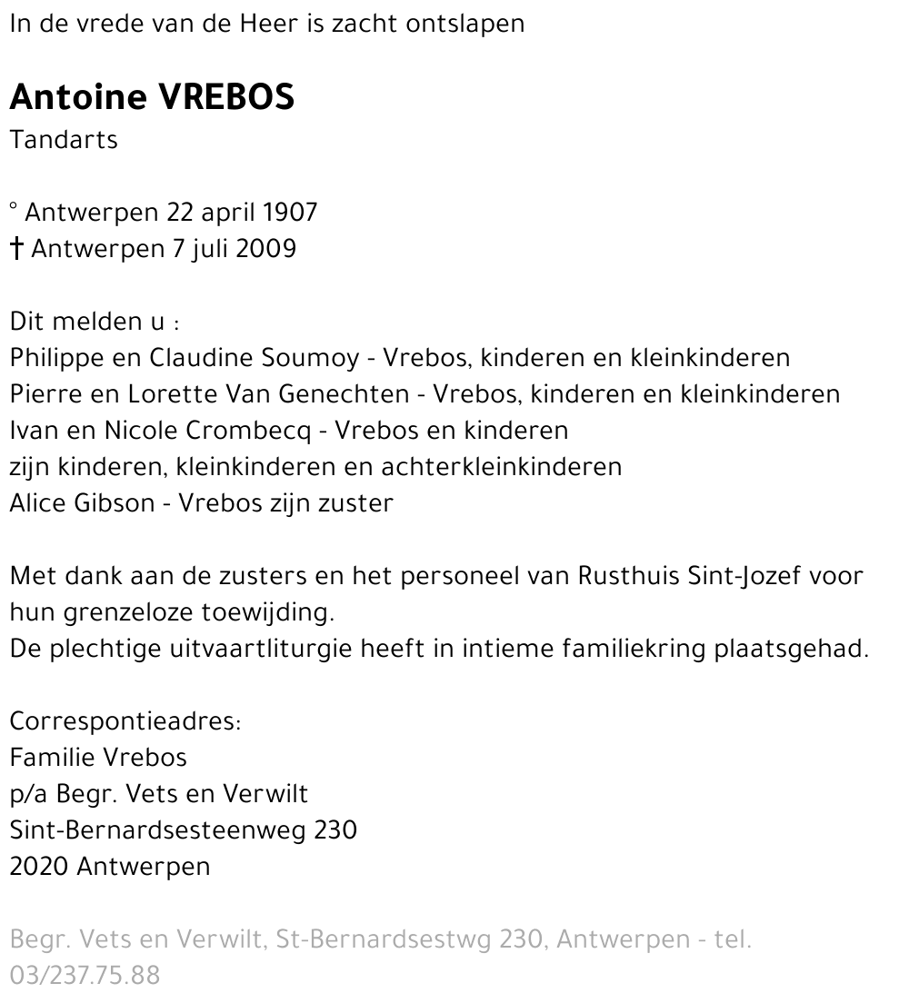 Antoine Vrebos