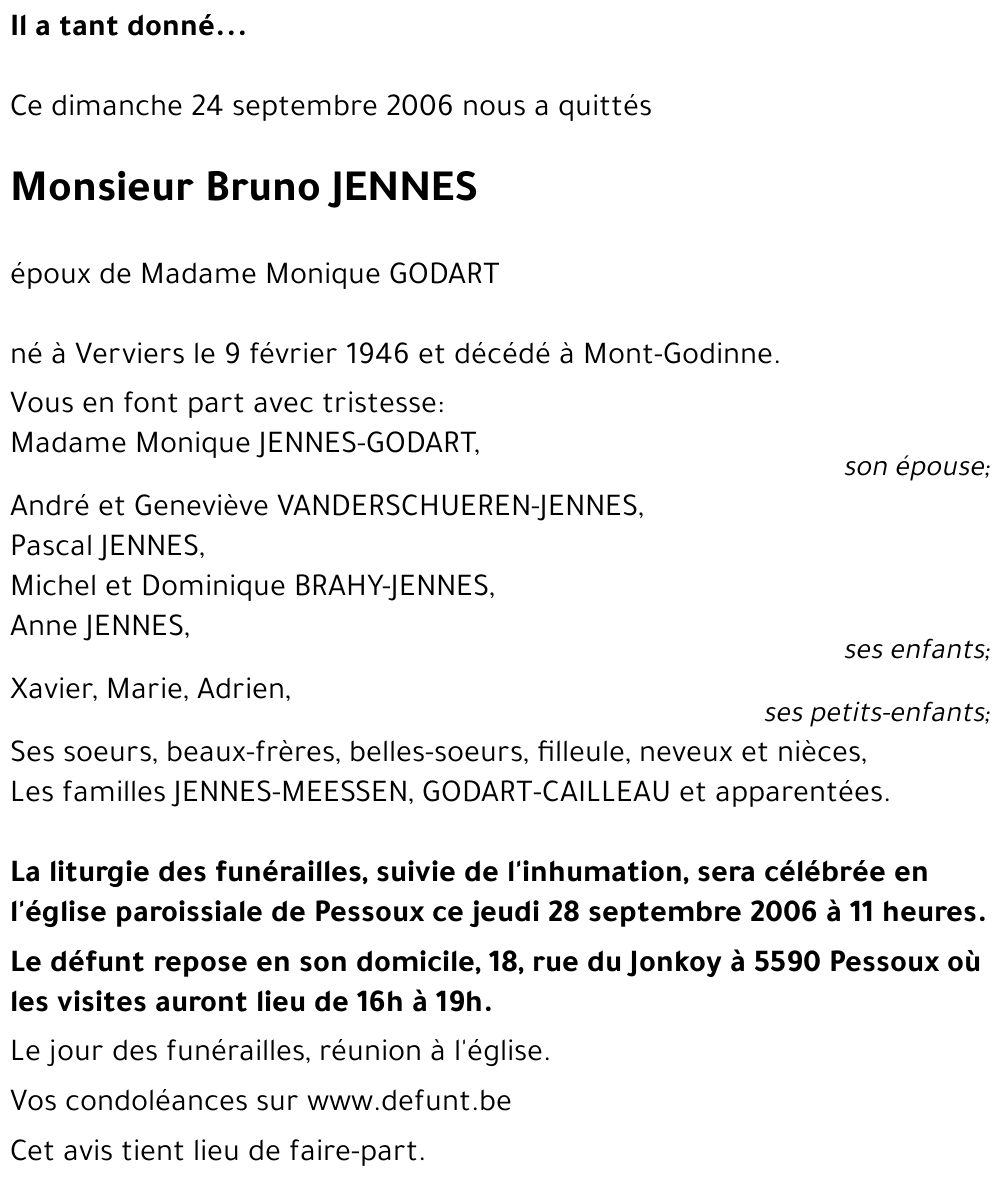 Bruno JENNES