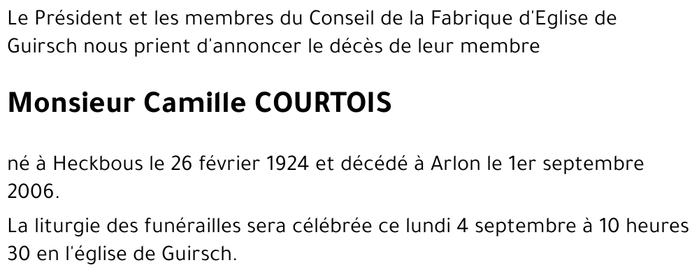 Camille COURTOIS