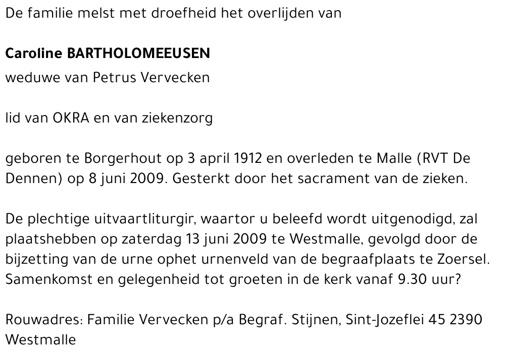 Caroline Bartholomeeusen