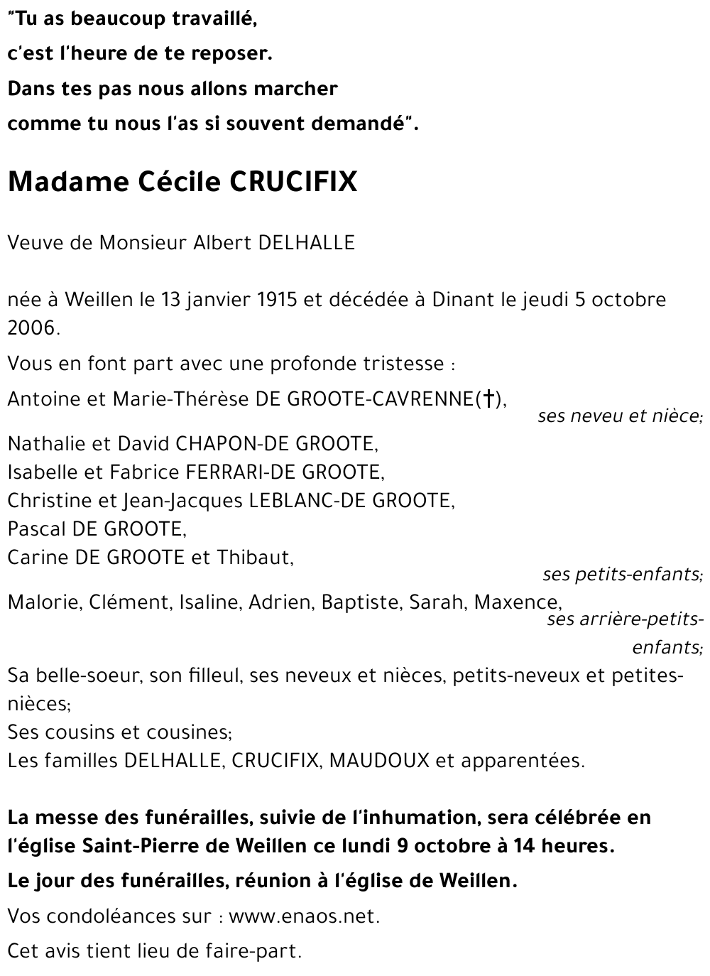 Cécile CRUCIFIX