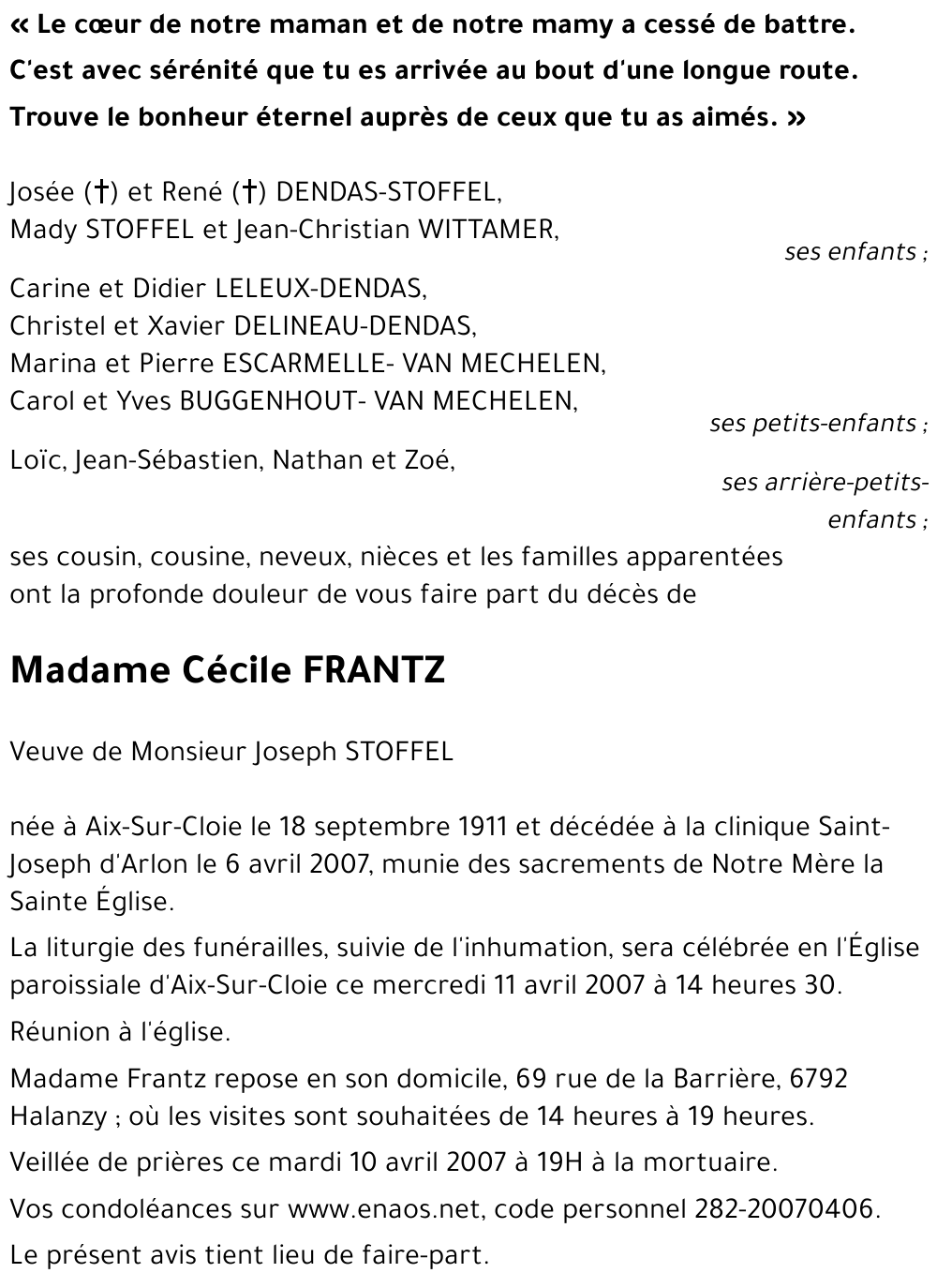 Cécile FRANTZ