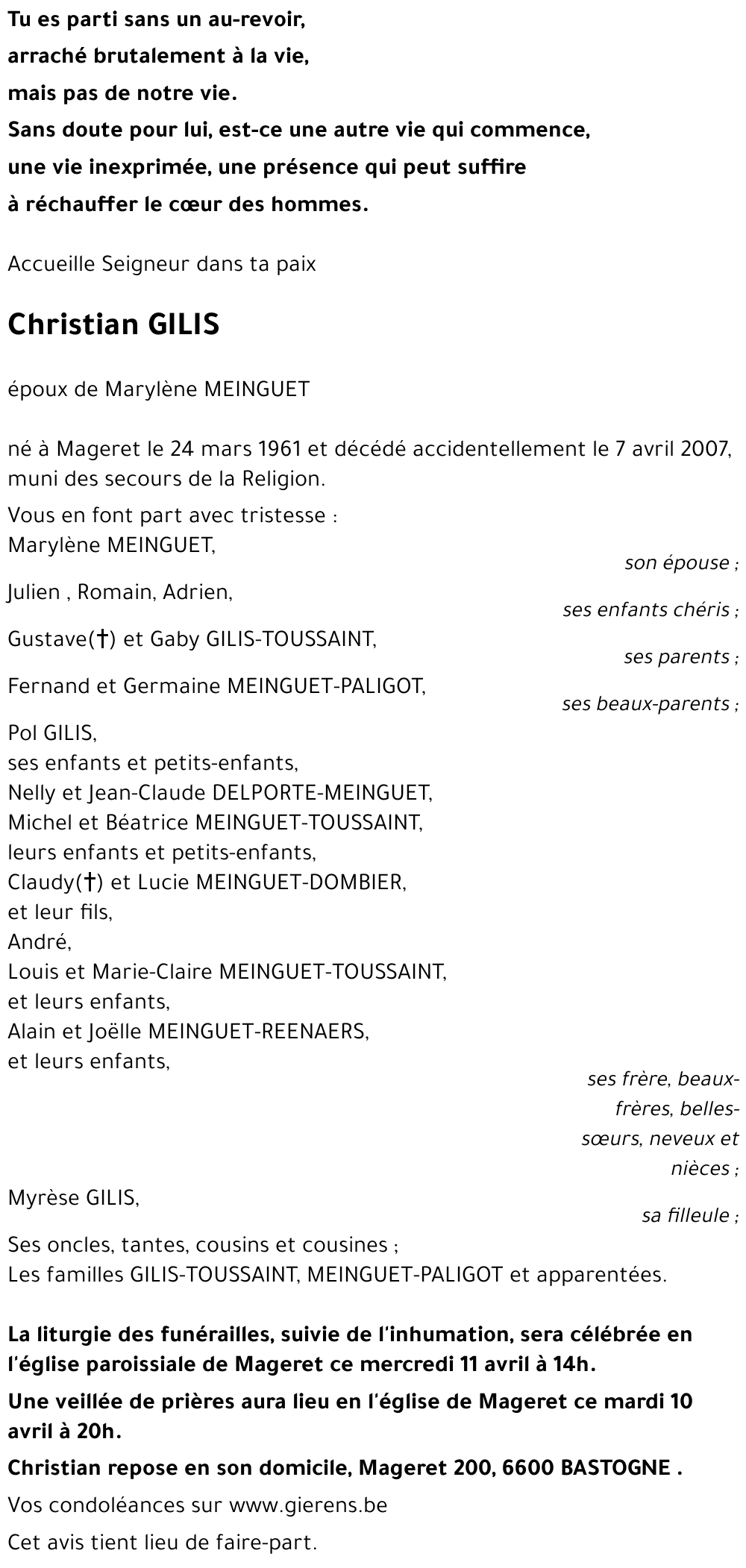 Christian GILIS