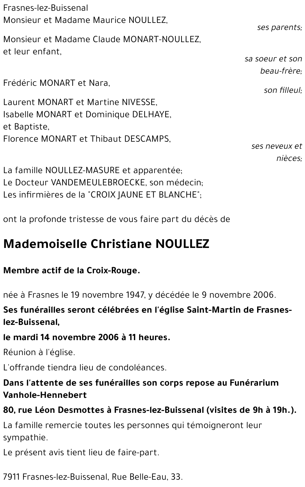 Christiane NOULLEZ