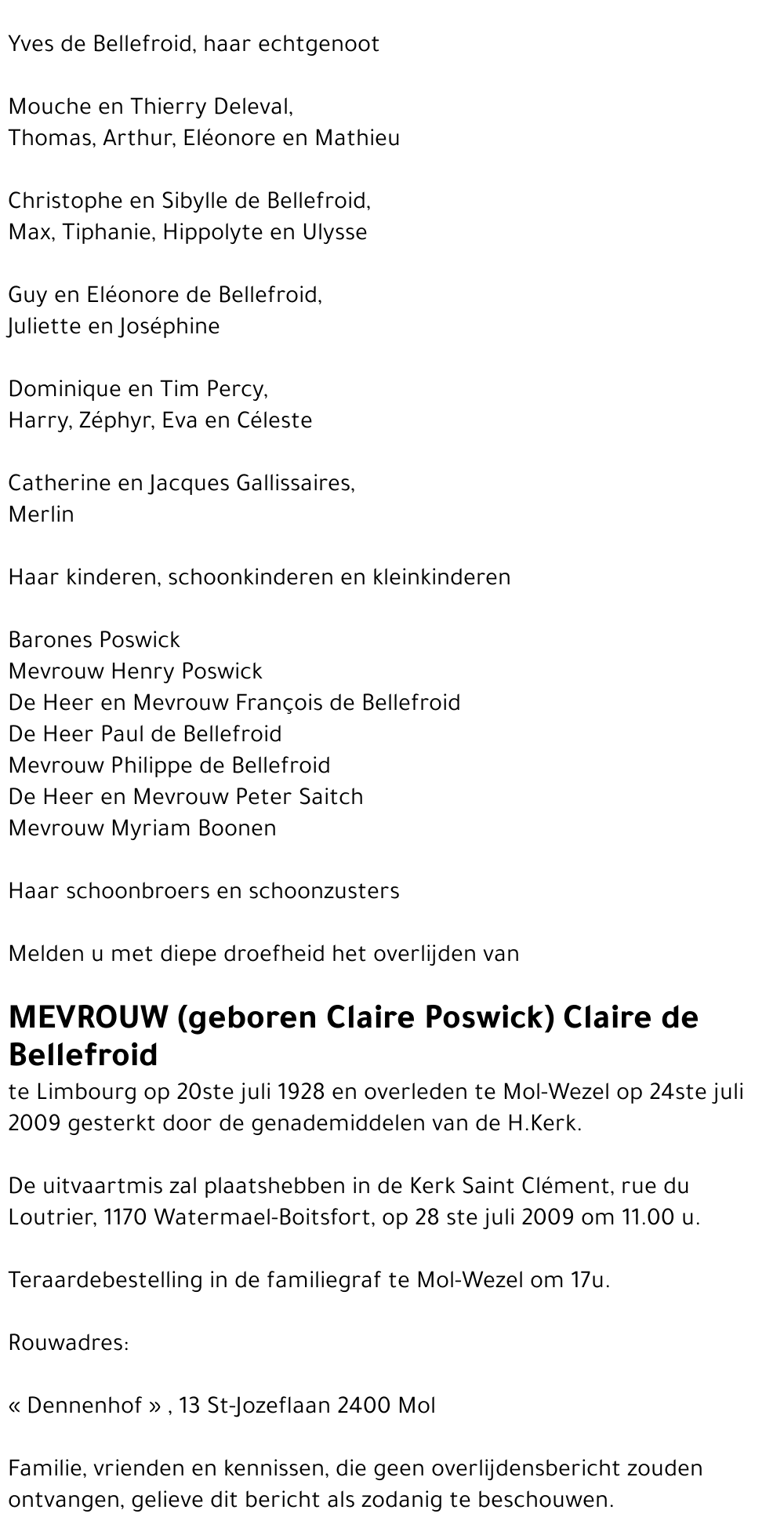 Claire de Bellefroid