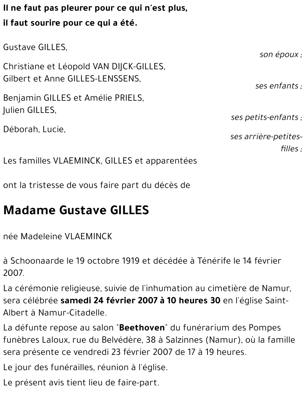 Clémentina VLAEMINCK