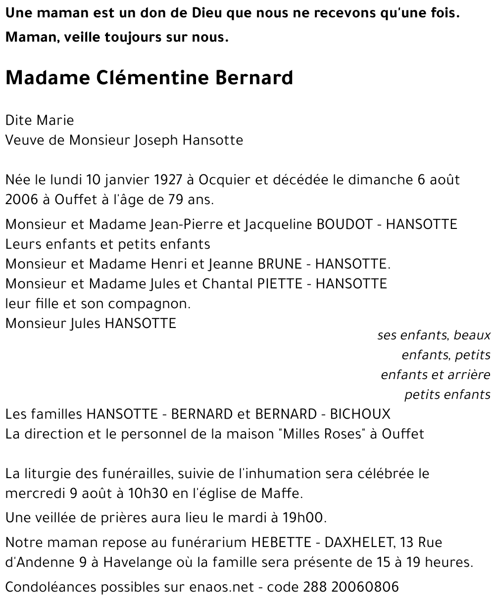 Clémentine Bernard