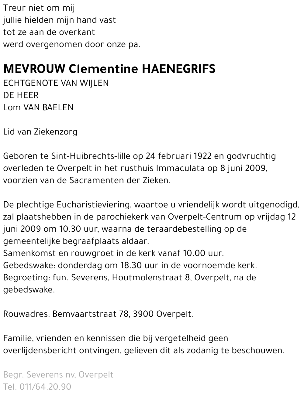 Clementine Haenegrifs