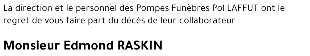 Edmond RASKIN