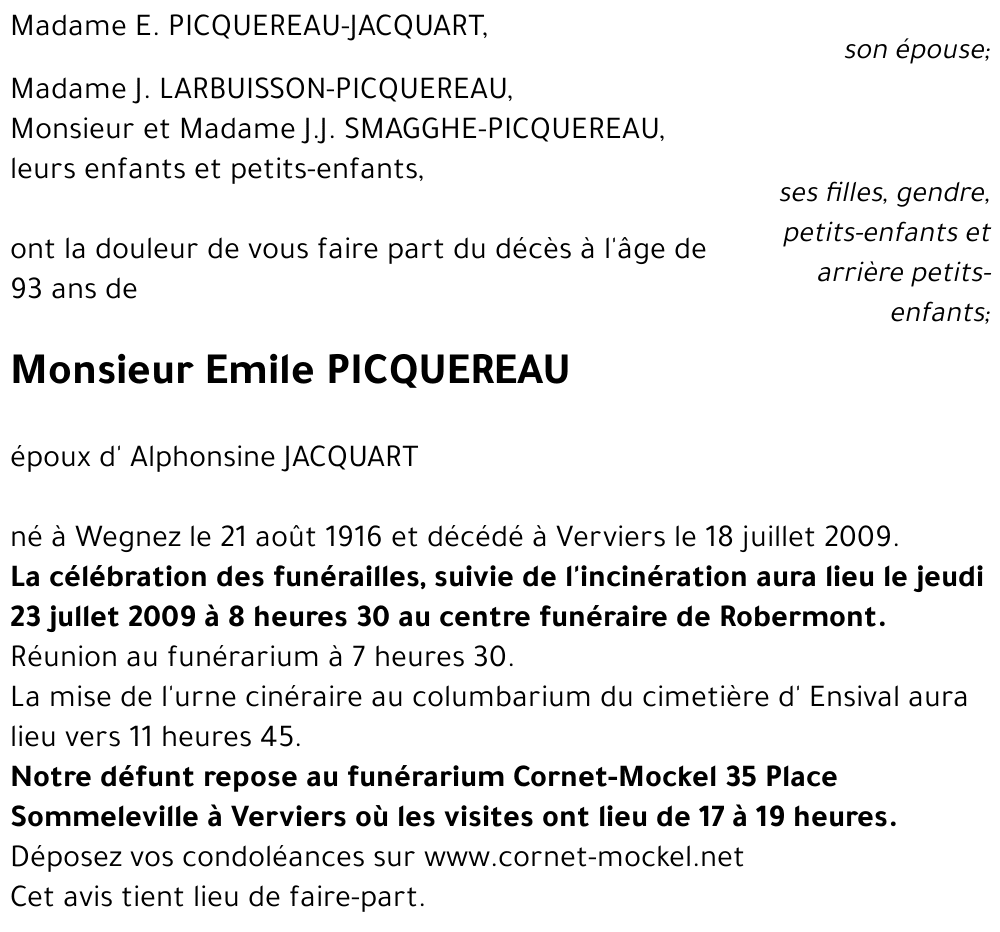 Emile PICQUEREAU