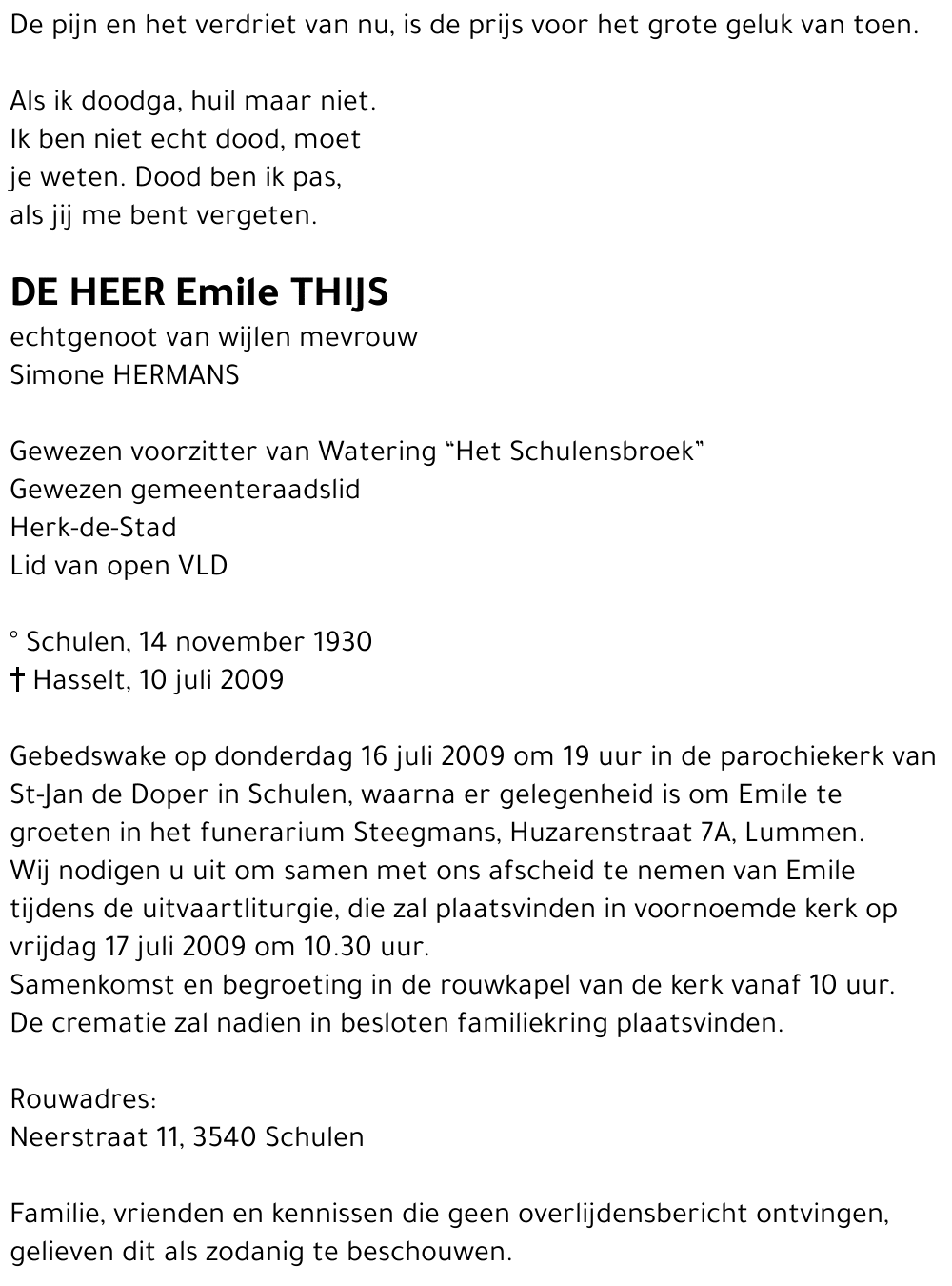 Emile Thijs