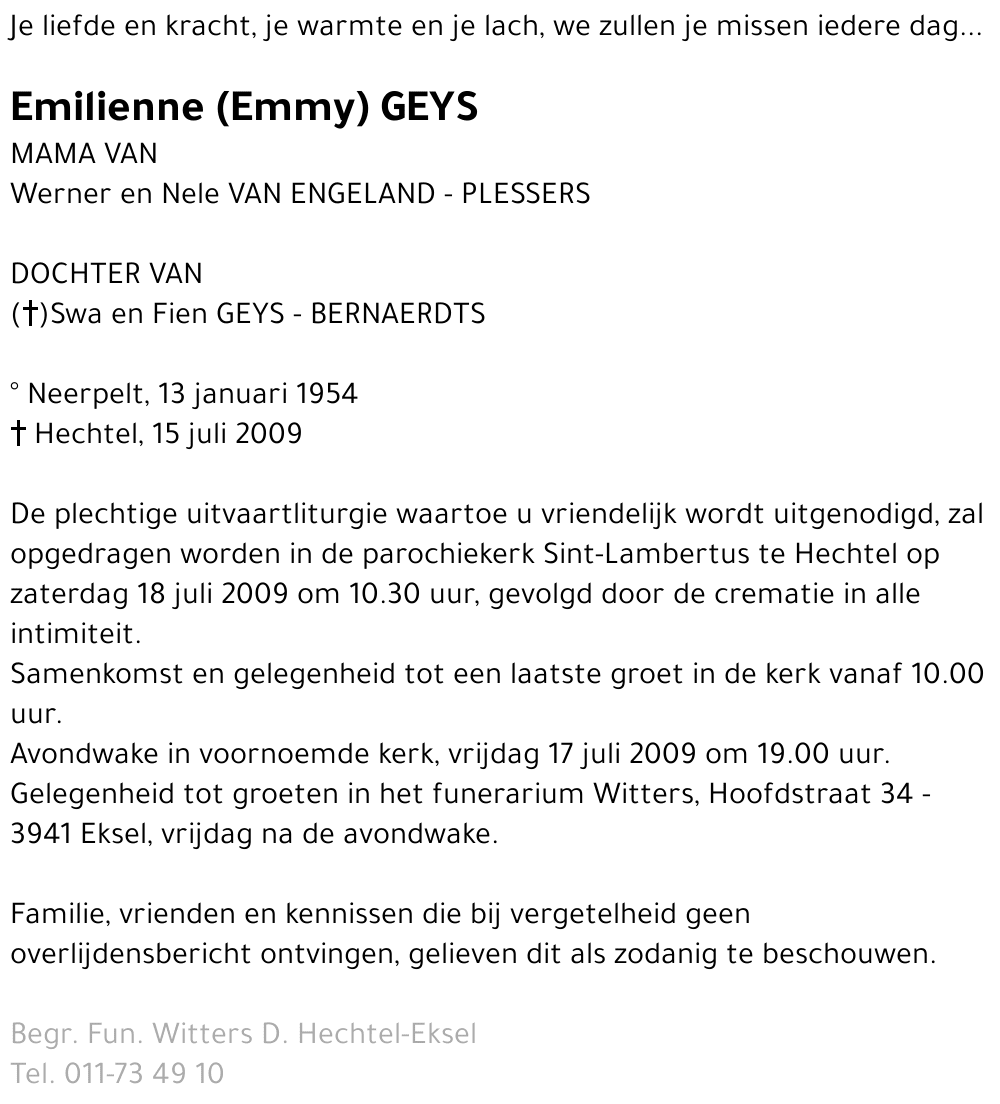 Emilienne Geys