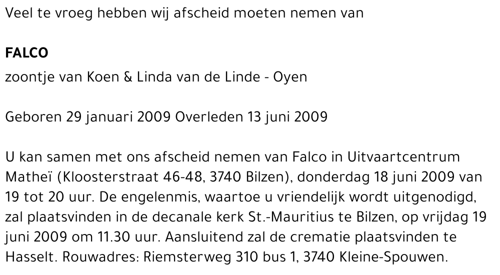 Falco van de Linde