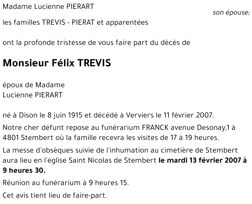 Félix TREVIS