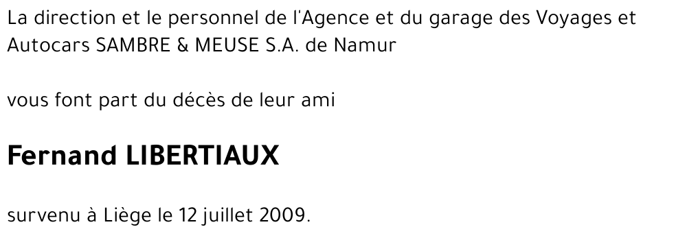 Fernand LIBERTIAUX