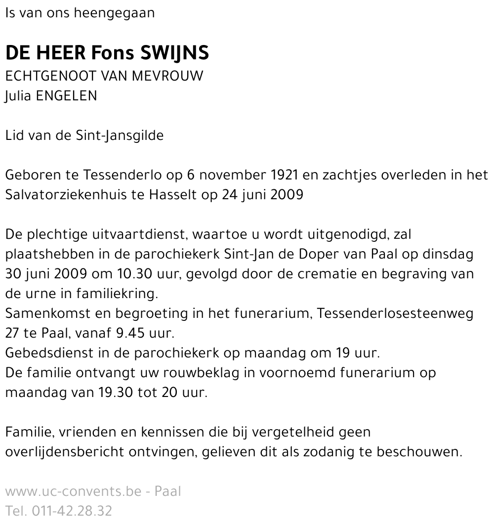 Fons Swijns