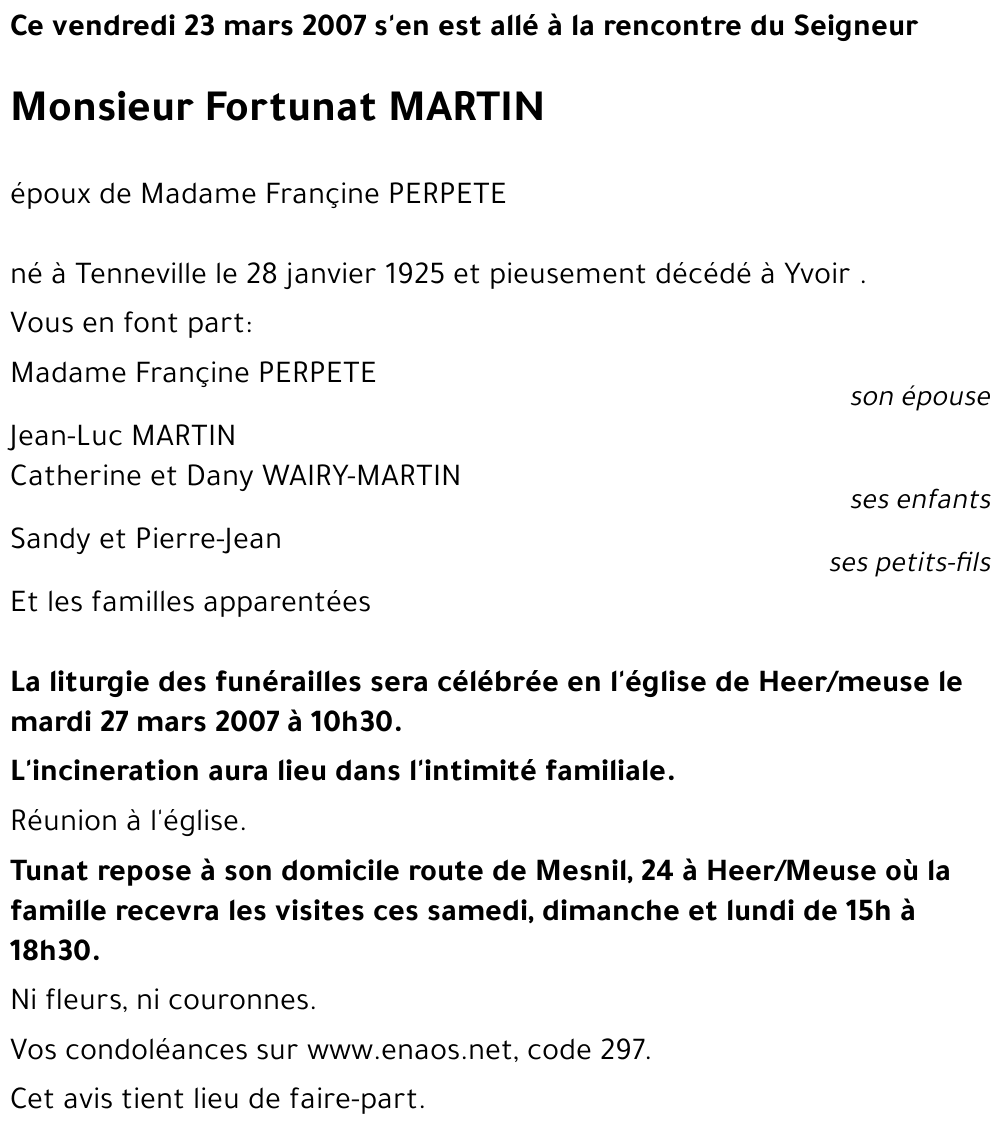 Fortunat MARTIN