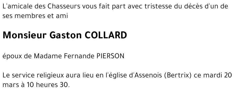 Gaston COLLARD
