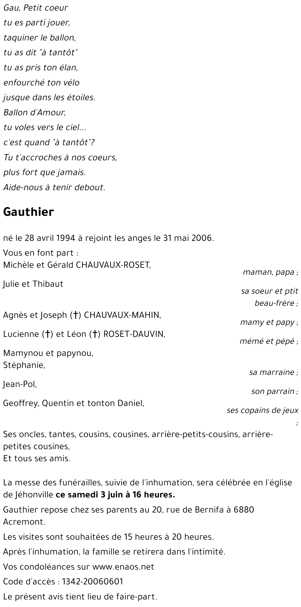 Gauthier CHAUVAUX