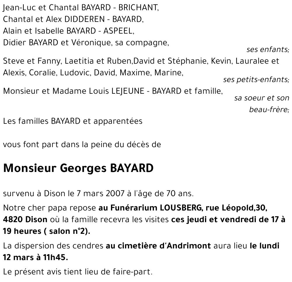 Georges BAYARD