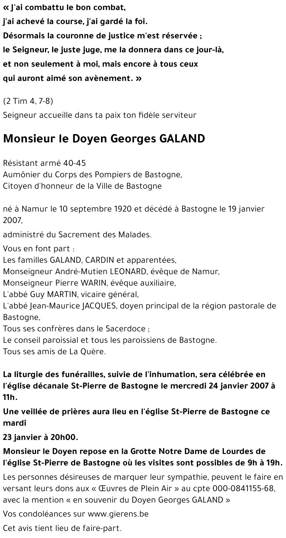 Georges GALAND