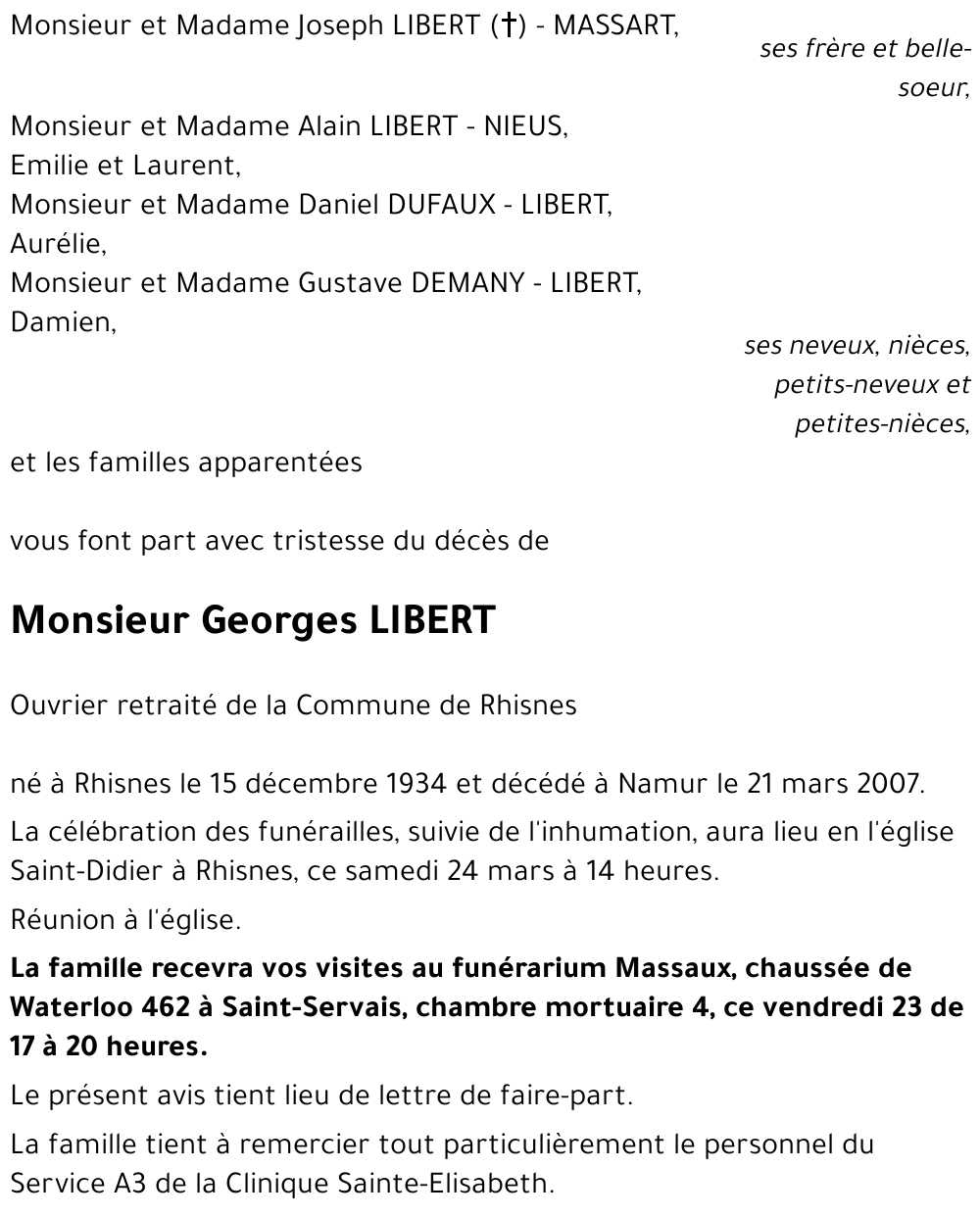 Georges LIBERT