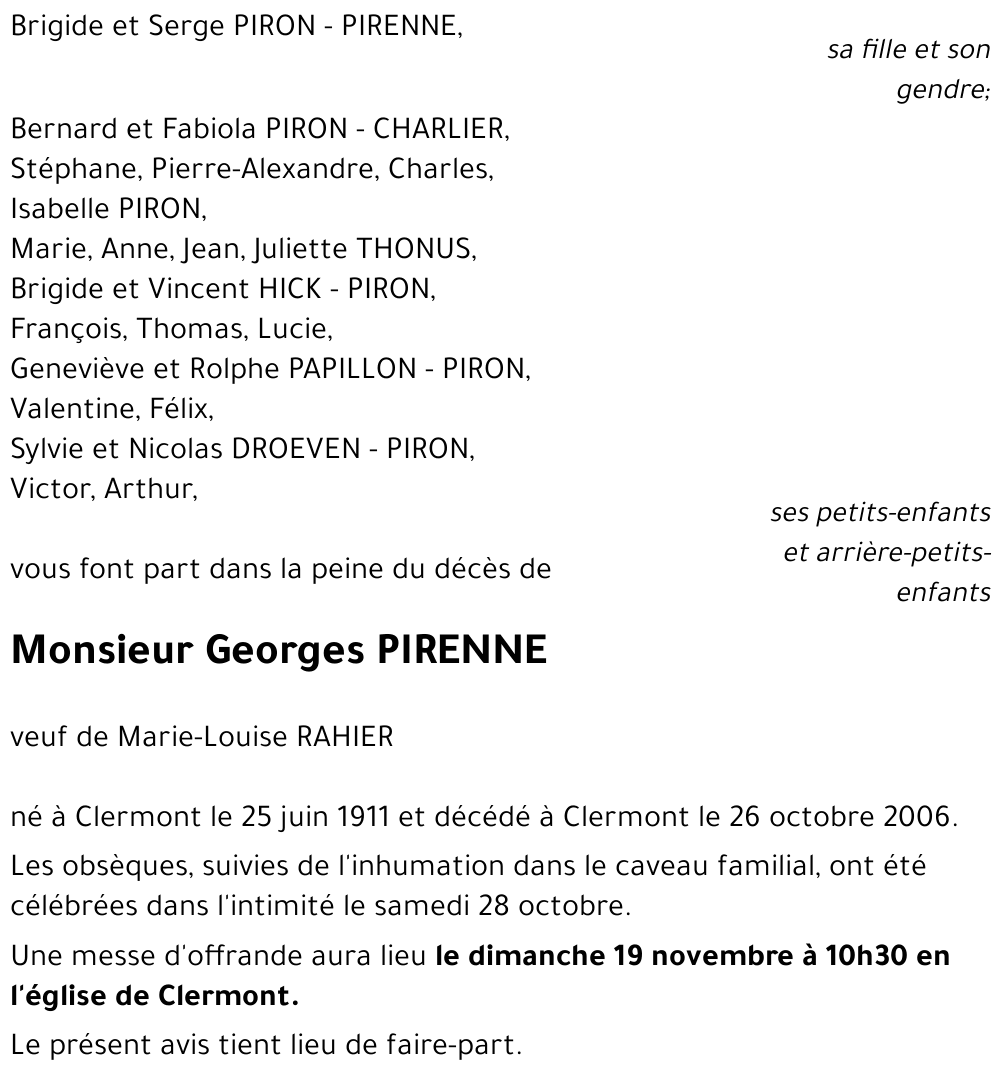 Georges PIRENNE