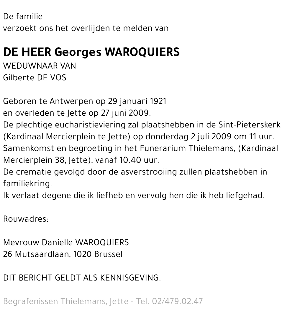Georges Waroquiers