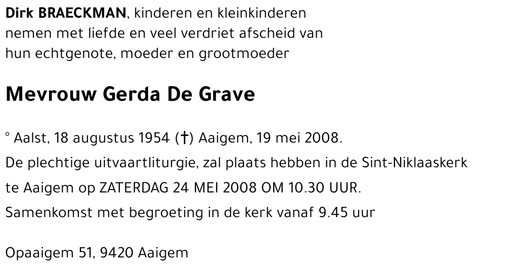 Gerda De Grave