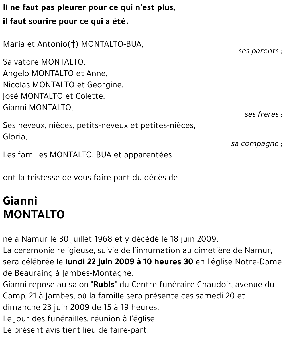 Gianni MONTALTO