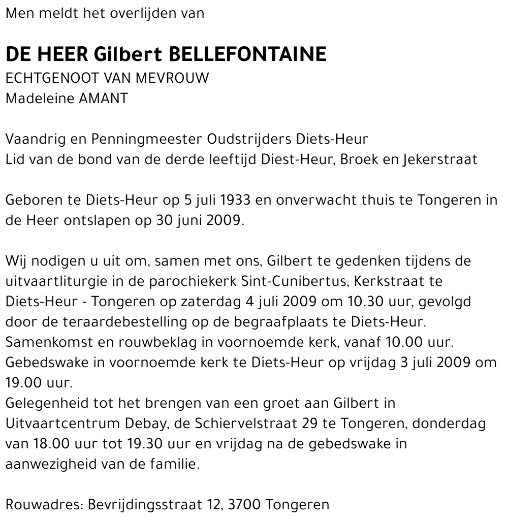 Gilbert Bellefontaine