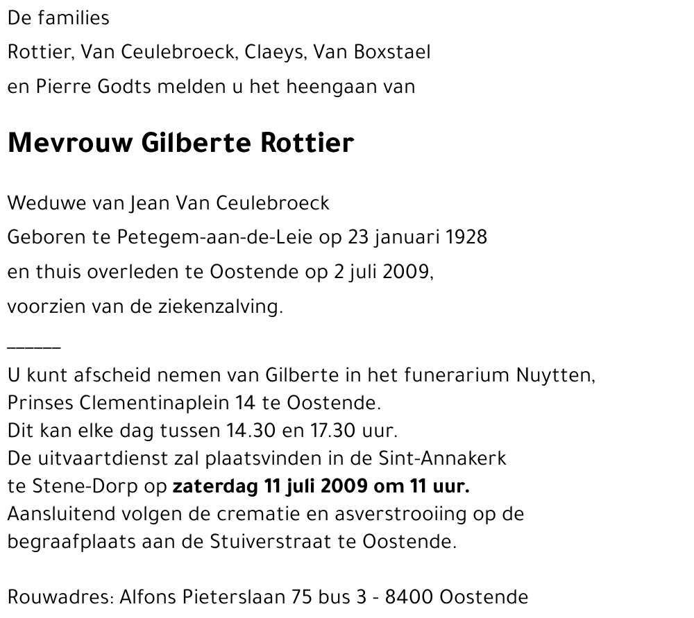 Gilberte Rottier