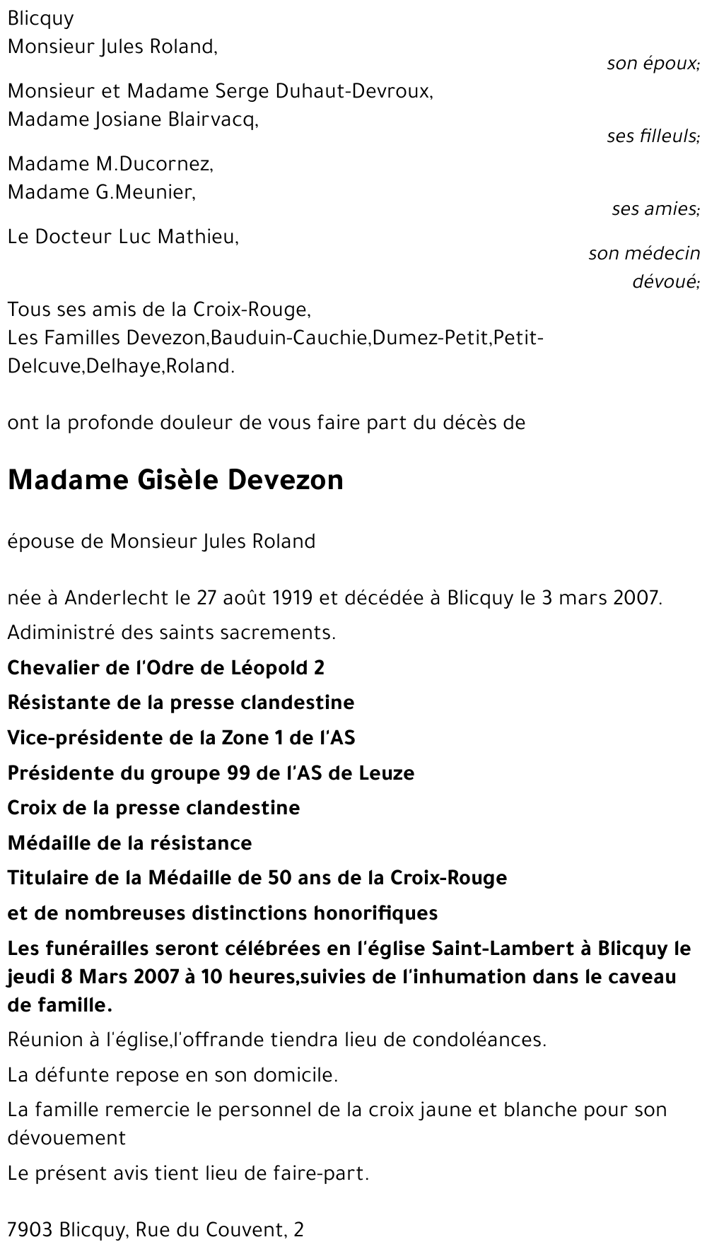 Gisèle Devezon