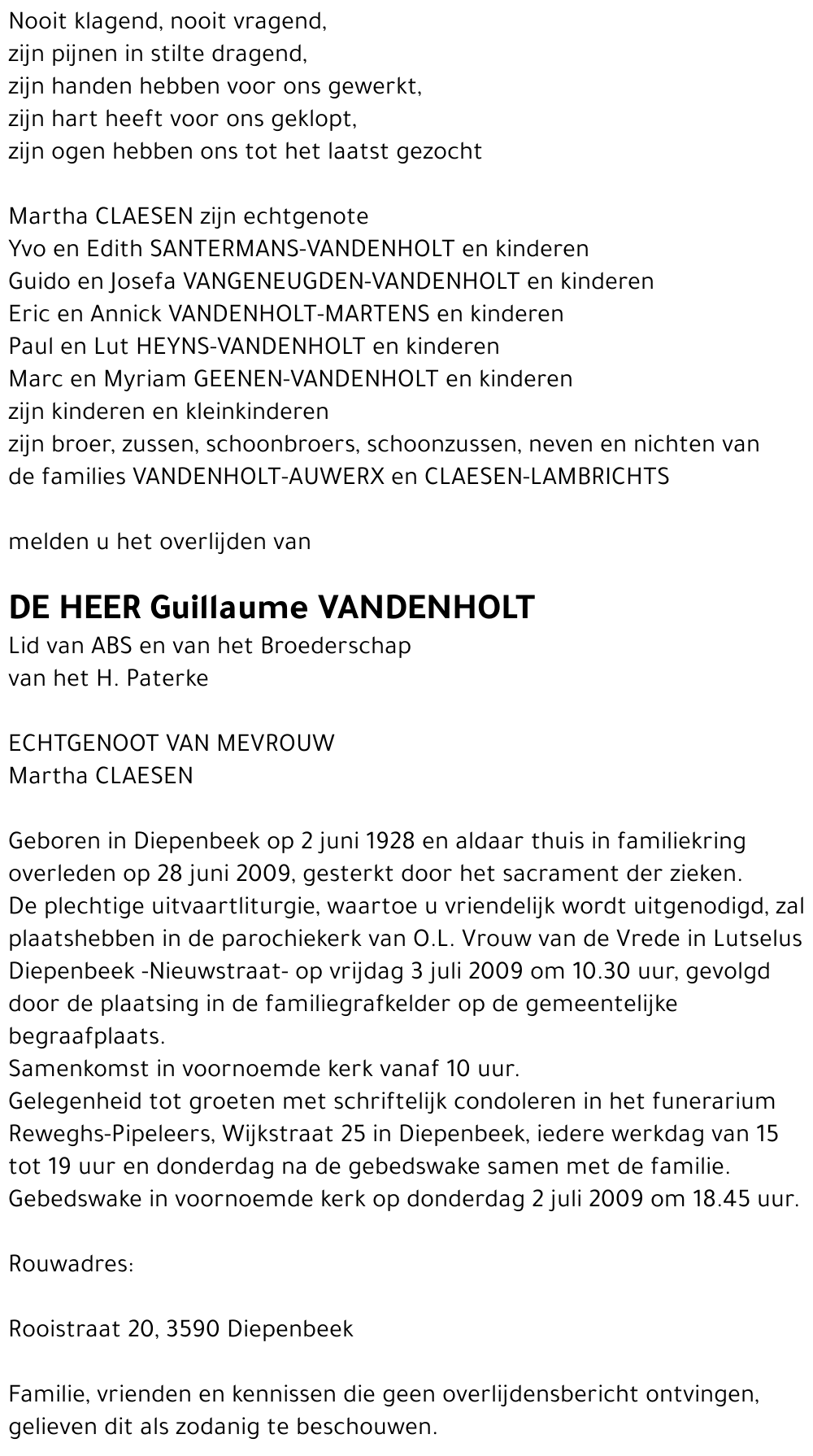 Guillaume Vandenholt