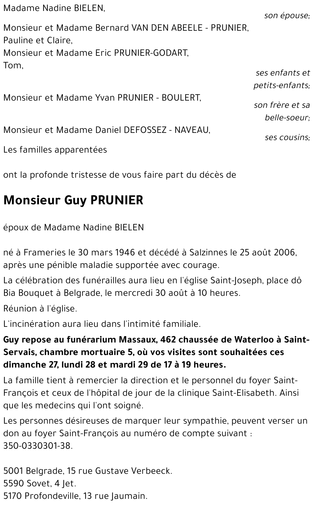 Guy PRUNIER