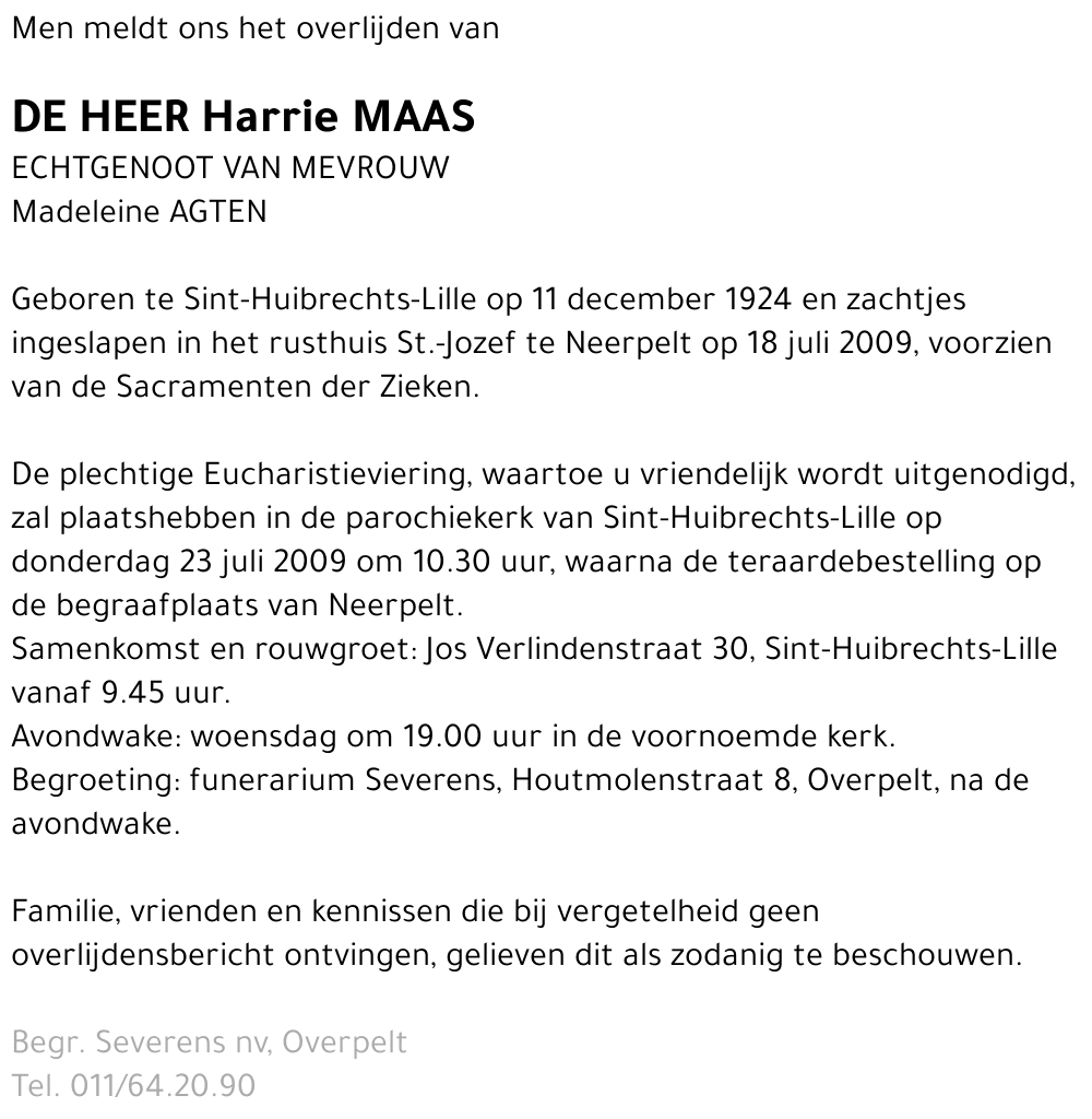 Harrie Maas