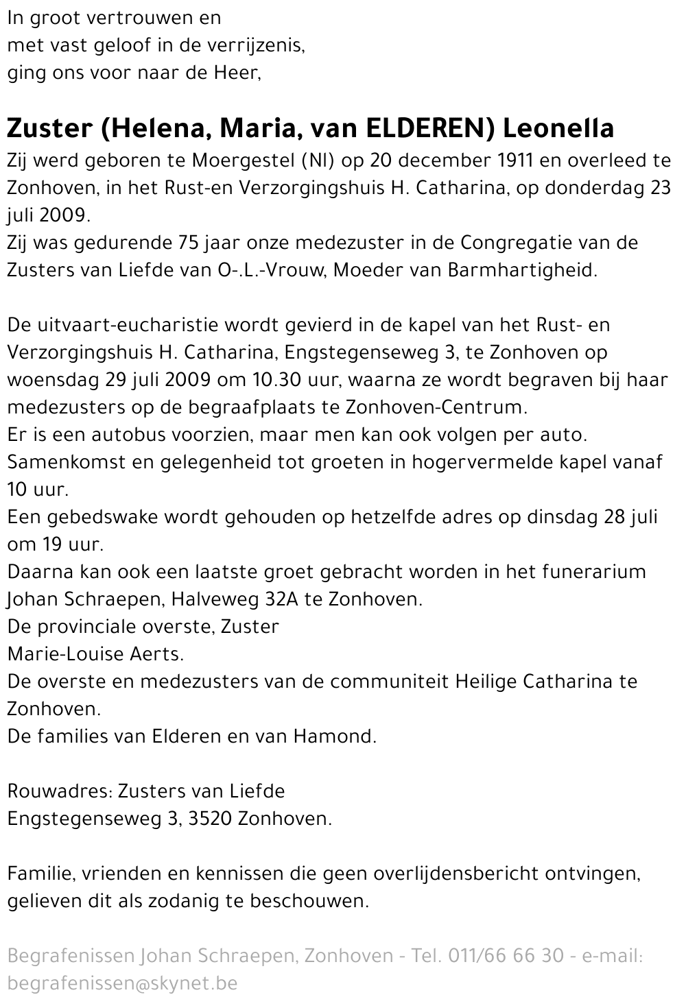 Helena Maria van Elderen